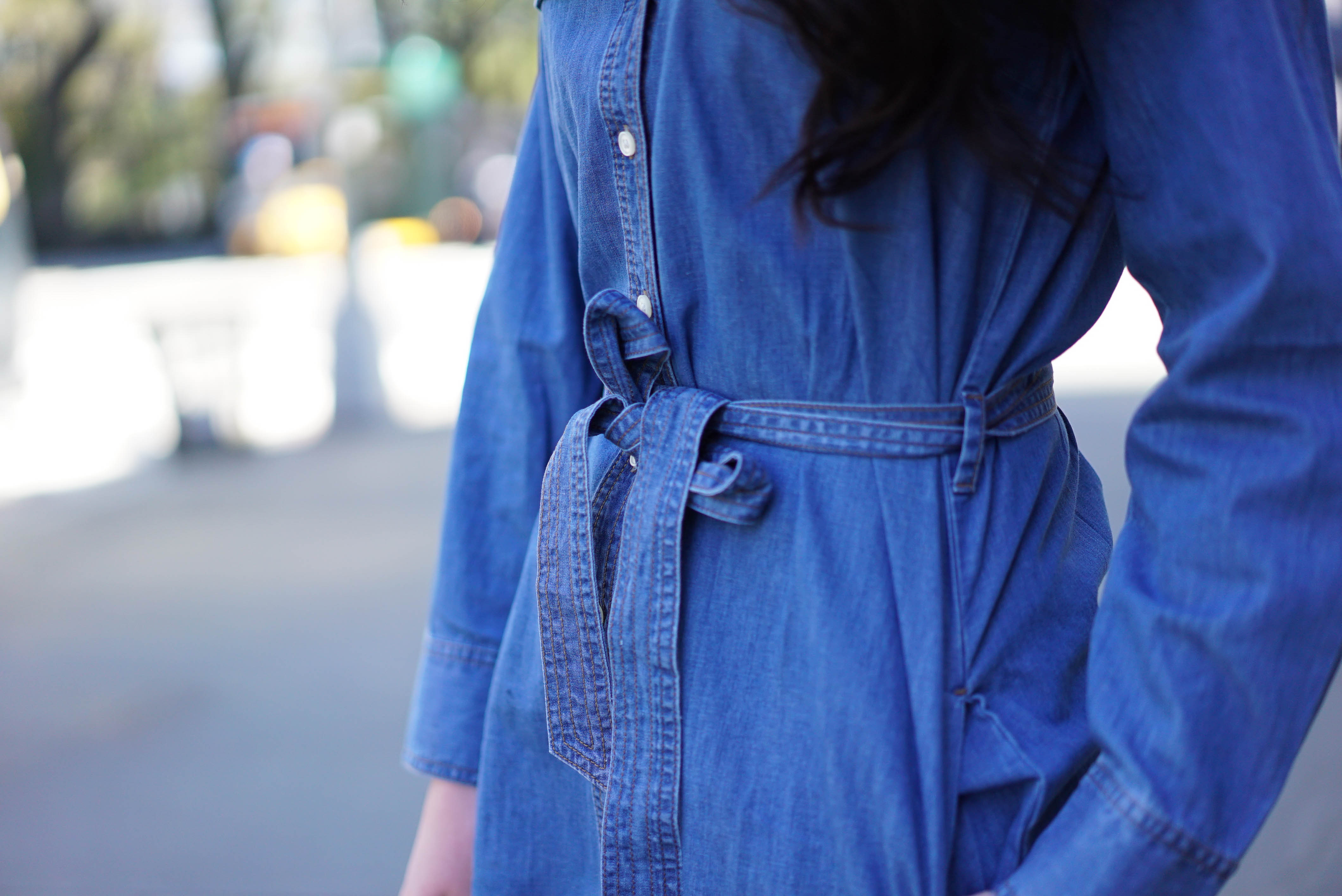 Denim Shirt Dress